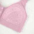 thumbnail image 4 of Mature Women's Front Closure Wireless Bra, Soft Seamless Full Coverage Comfort Support for Everyday Wear, 4 of 9
