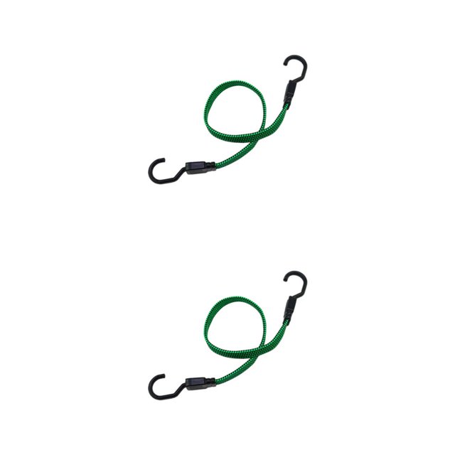 Decodeary Sangle de Cargaison Haute Résistance - Fiable et Résistante à l'Abrasion pour Sécuriser les Objets de Valeur Bagages Durables Vert Noir 65cm 2Ensemble
