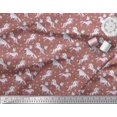 thumbnail image 2 of Soimoi Poly Georgette Fabric Dot,Star & Unicorn Animal Printed Fabric 1 Yard 52 Inch Wide, 2 of 3