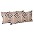 thumbnail image 2 of VargottamIndoor/OutdoorPolyester FabricLumbarPillowCover,All-Weather Waterproof Rectangular Cushion Case for Patio Furniture,16" x 24"Set of 2 -Geometric-80, 2 of 6