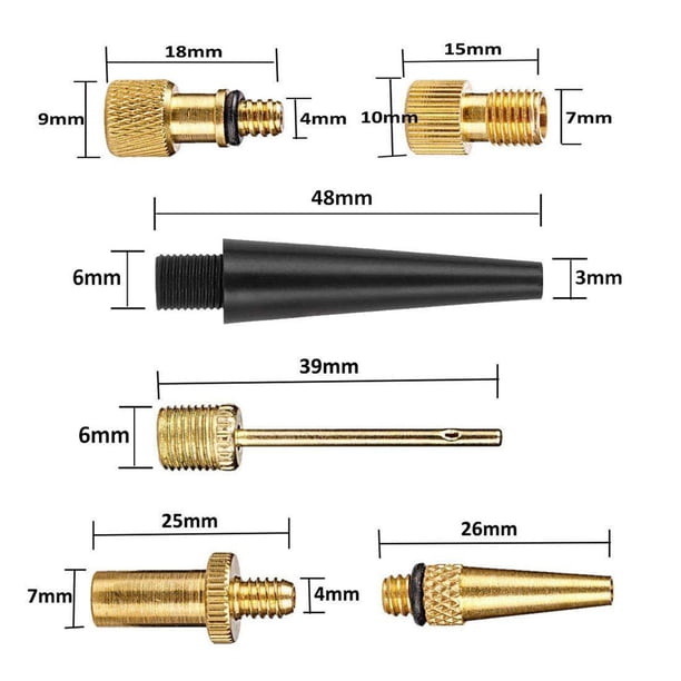 Lot De 2 Adaptateurs De Jante Schrader Vers Presta – Conversion Avec Joints Toriques Et Clé Multifonction Incluse