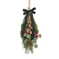 thumbnail image 1 of Ongmies Christmas Teardrop Swag, Christmas Decoration – Simulation Christmas Tree Needle Wall Hanging, Front Door & Window Pendant For Home Décor, Winter Swag For Front Door, 1 of 9