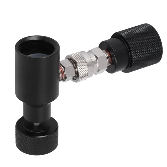 AMONIDA Soda Connector,CO2 Cylinder Refill Adapter Soda Connector With W21.8‑14 Fit For Black,Soda Adapter