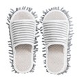 thumbnail image 1 of 1 Pair Multifunction Mop Slippers Shoes Fiber Dust Mop Shoes for Home Cleaning, 1 of 2