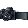 thumbnail image 4 of Canon EOS M50 Mirrorless Camera W/15-45mm Lens Black 2680C011  - Advanced Bundle(International Model), 4 of 9