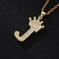 thumbnail image 1 of Jusqu'à 65 % de Rabais SMihono Colliers pour Femmes Dames Collier en Diamant avec 26 Diamants Anglais Collier pour Couple, 1 of 3