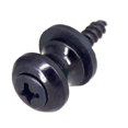 thumbnail image 2 of Guitar Ukulele Mandolin Strap Button Locks Secure Screw Black Gold Silver Parts, 2 of 6