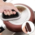 thumbnail image 4 of Chmadoxn Kitchen Gadgets, Kitchen Accessories, Kitchen Utensils, Kitchen Tool Emery Sponge Brush With Handle For Kitchen Cleaning Rust Removal And Grease Removal Handle Pot Brush, 4 of 6