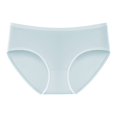 thumbnail image 4 of WZXFASHION sous-Vêtements pour Femmes Bikini Sans Coutures Absorption Régulière sous-Vêtements Culottes pour Femmes Bleu Ciel TG, 4 of 8