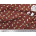thumbnail image 3 of Soimoi polyester Crepe Fabric Flycathcer Bird Decor Fabric Printed Yard 52 Inch Wide, 3 of 5