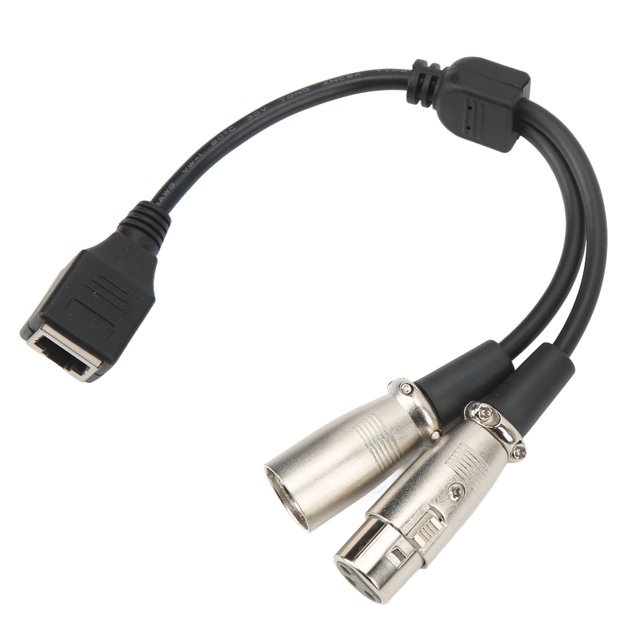 Câble RJ45 vers XLR, Câble XLR 3 Broches Durable pour Réduire la Perte de Signal pour la Transmission de Signal Audio