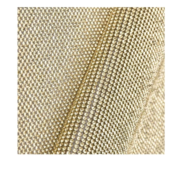 tredstone Crystal Rhinestone Ribbon Clothing Accessories Sticker Convenient Using Present Decoration Sheet with Shine Appearance Exquisite light yellow 6 double side tape