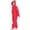 Red, variant on Kids Baby One Piece Rainsuit Waterproof Coverall with Hood Jumpsuit 2-12 Years