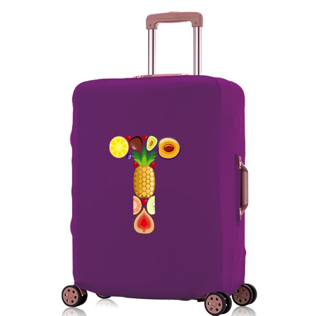 Travel Accessories Luggage Covers Travel Suitcase Cover Protector Reusable Washable 18-32inch Fruit Printed Pattern Series 8fruit T XL