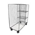 thumbnail image 2 of S SERENABLE Rolling Mat Storage Rack Wheeled Fitness Equipment Holder for Dumbbells Black, 2 of 9