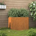 thumbnail image 1 of vidaXL Planter 62x47x46 cm Corten Steel, 1 of 5