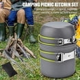 thumbnail image 2 of Camping Cookware Set Camping Cooking Set Portable Camping Cookware Outdoor, 2 of 8