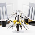 thumbnail image 2 of Centre de table en cascade en papier d’aluminium Or &Argent, 2 of 2