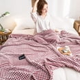 thumbnail image 1 of Soft And-friendly Blankets Milk Fleece Blankets Thicken Warm Siesta Fleece Blankets, 1 of 4