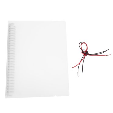 Loose Leaf Binder Cover Refillable Notebook Shell Translucent Planner Binder Cover
