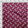 thumbnail image 2 of oneOone Viscose Chiffon Fabric Stripe & Check Kasuri Print Fabric BTY 42 Inch Wide, 2 of 4