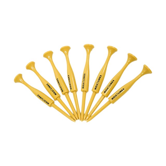 Almencla 8 Pcs T-Shirts de Golf en Plastique 3 1/5 Pouces Support de Balle de Golf Résistant à l'Usure