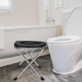 thumbnail image 4 of OULII Foldable Elderly Toilet Chair Portable Bathroom Seat Stable Stainless Steel Material, 4 of 8