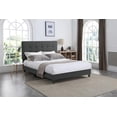 thumbnail image 3 of Dorian King Platform Bed, Dark Grey, 3 of 3