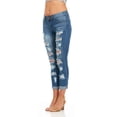 thumbnail image 2 of COVER GIRL by COVER GIRL Women's Ripped Distressed Plus Size Skinny Denim Jeans, 1, 2 of 8