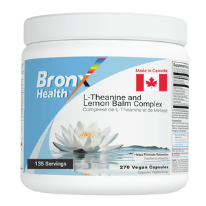 BRONX L-Theanine and Lemon Balm Complex 270 Vegan Capsules