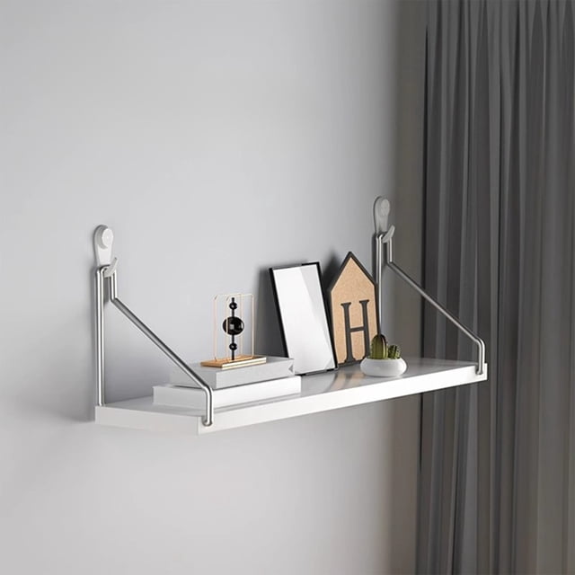 Tyidzon No-drill Wall Shelf Bedside Wall-mounted Shelf Living Room Wall-mounted Projector And Router Shelf Wall-mounted Bookshelf