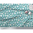 thumbnail image 2 of Soimoi Polyester Crepe Fabric Star & Cute Animals Kids Decor Fabric Printed Yard 42 Inch Wide, 2 of 3