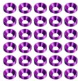thumbnail image 1 of Unique Bargains Lot de 30 Rondelles à Encastrer M4 en Alliage d'Aluminium Anodisé, Violet, 1 of 4