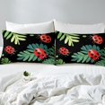 thumbnail image 3 of Queen Size Fitted Sheet With 2 Pillowcases, Cartoon Ladybug Bed Sheets Summer Spring Red Animal Ladybugs Soft Bedding Set For Kids And Adults Bedroom Bed Decor（No Top Sheet）, 3 of 5