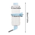 thumbnail image 2 of 34 Oz Pet Small Animal Automatic Water Dispenser Leak Proof Bottle for Dogs and Cats for Cages and Indoor Use, 2 of 5
