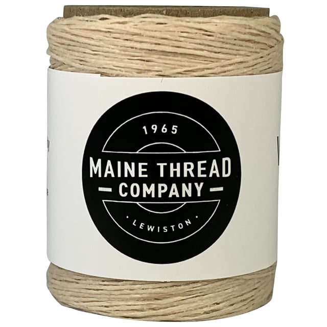 Maine Thread Cordon en Poly Ciré 0,020 Pouces 1 Épaisseur - Naturel
