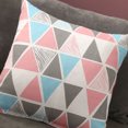 thumbnail image 1 of Accueil Taie d'Oreiller Canapé Coussin Accessoires Lin Style Nordique Utilisation Quotidienne Textiles de Maison Triangle Coloré 40x40, 1 of 3
