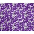 thumbnail image 4 of oneOone Tissu Violet en Polyester Lycra à Fleurs, Tissu pour Robe, Tissu Imprimé, Tissu au Mètre, 56 Pouces de Large, 4 of 4