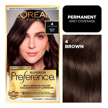 L'Oreal Paris Superior Preference Permanent Hair Color, Oil-in-Gel, Brun, 1 boite