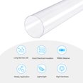 thumbnail image 3 of Unique Bargains 86mm ID 90mm OD 20' Acrylic Pipe Rigid Round Tube Clear High Impact for Lighting, Models, Plumbing, Crafts, 3 of 6