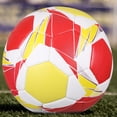 thumbnail image 4 of Ruiboury le Travail d'Équipe Rencontre le Plaisir Ballon de Soccer Portable pour Jeu Compétitif But de Soccer Ballons de Soccer en PVC Ballon d'Entraînement de Soccer Rouge No.5 1 Ensemble, 4 of 6