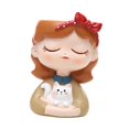 thumbnail image 4 of koolsoo Fairy Girl Planter Pot Display Garden Decor for Windowsill Patio Living Room Cat, 4 of 9