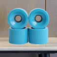thumbnail image 4 of 4 Pcs Roues de Planche à Roulettes Cruiserboard 78A, Ensemble de Roues de Remplacement, Roulements de Roulements de Remplacement pour Longboard Pennyboard Fishboard, Bleu, 4 of 7
