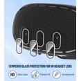 thumbnail image 2 of Silicone Cover Set Compatible with Oculus/Meta Quest 3 Accessories, Touch Controller Grips Cover, VR Shell Cover, Facial Interface Cover, Protective Lens Cover, Tempered Glass Lens Caps, 2 of 6