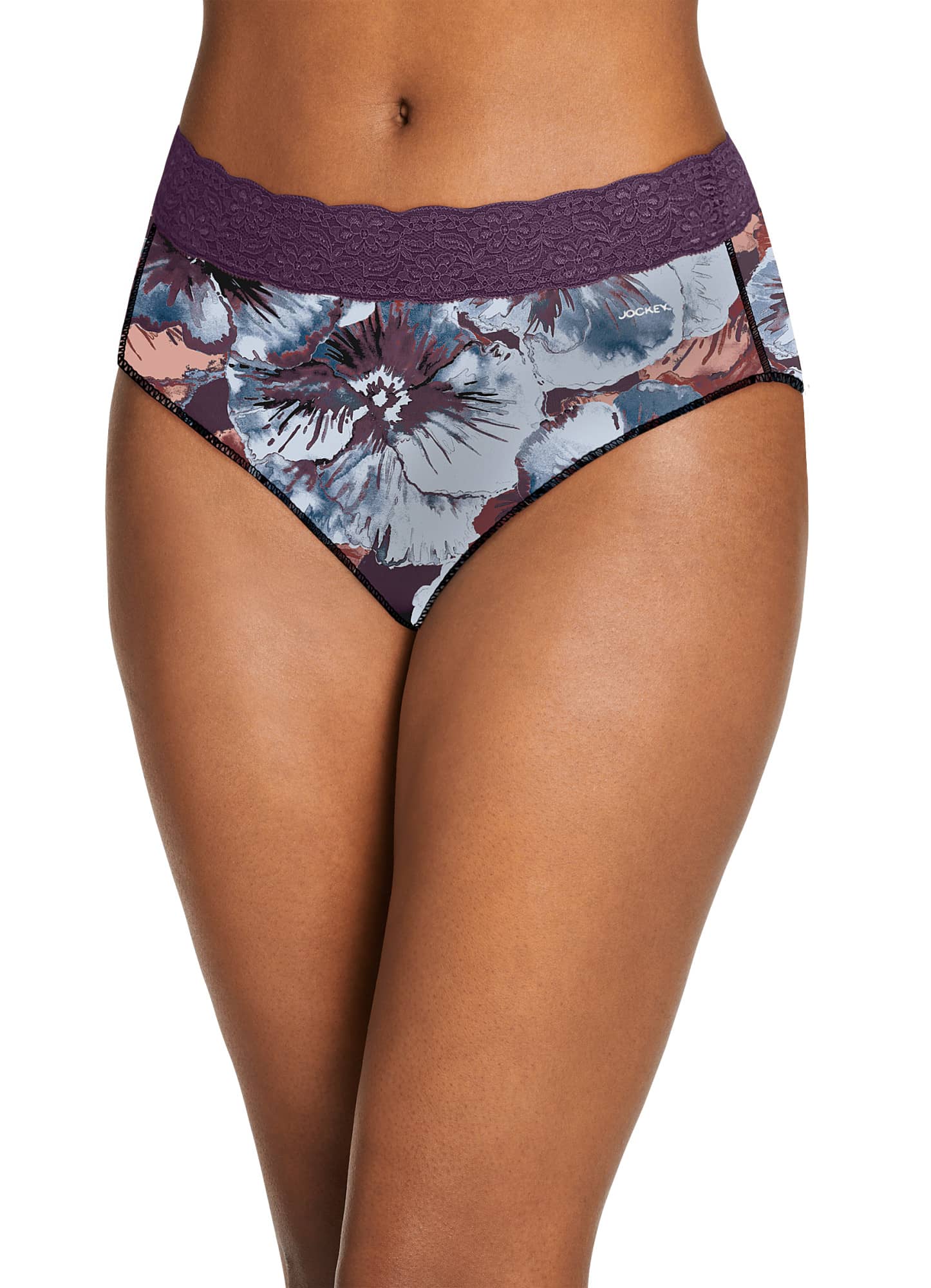 Jockey No Panty Line Promise Tactel Lace Hip Brief