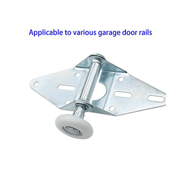 12 Pcs Rouleau de Porte de Garage en Nylon 1,8 Po Tige 4 Po, Roues de Porte de Garage Silencieuses pour Remplacement de Rail de Porte de Garage