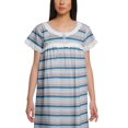 thumbnail image 3 of Moomaya Chemise de Nuit d'Allaitement pour Femmes à Col Rond Imprimée en Popeline de Coton, 3 of 4