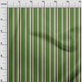 thumbnail image 2 of oneOone Polyester Lycra Dark Olive Green Fabric Stripes Craft Projects Decor Fabric Printed By The Yard 56 Inch Wide, 2 of 4