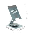 thumbnail image 2 of Raindrops Grey Foldable Phone Holder with Non Slip Base and Adjustable Height for Office and Home, 2 of 8