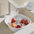 thumbnail image 4 of Ohufall Large Square Plastic Wash Basin Thickened Tub For Laundry Washing Vegetables And Foot Soaking, 4 of 6